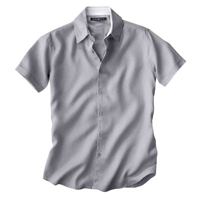 camisa de liño de manga curta, cor 4
