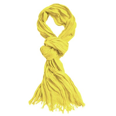 4-color linen scarf