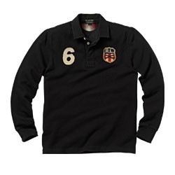 Polo rugby style 100% cotton knitted