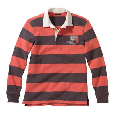 Polo striped rugby style